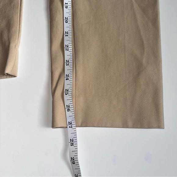 Chico’s Beige Pants Women’s Size 8R (1R) Stretch Ankle Slim Trousers - Picture 5 of 8